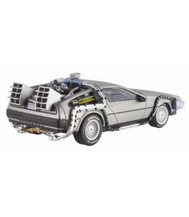 DeLorean Hotwheels Elite Edition Regreso al Futuro Escala 1:18