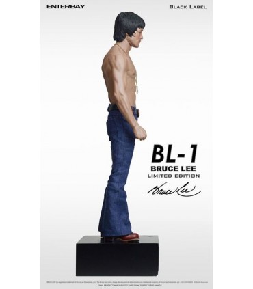 Estatua Bruce Lee Black Label Escala 1:6