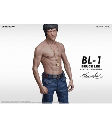 Estatua Bruce Lee Black Label Escala 1:6