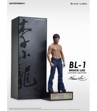 Estatua Bruce Lee Black Label Escala 1:6