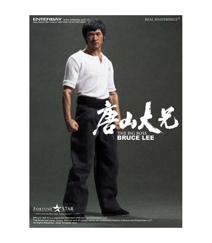 Figura Bruce Lee The Big Boss Real Masterpiece Escala 1:6