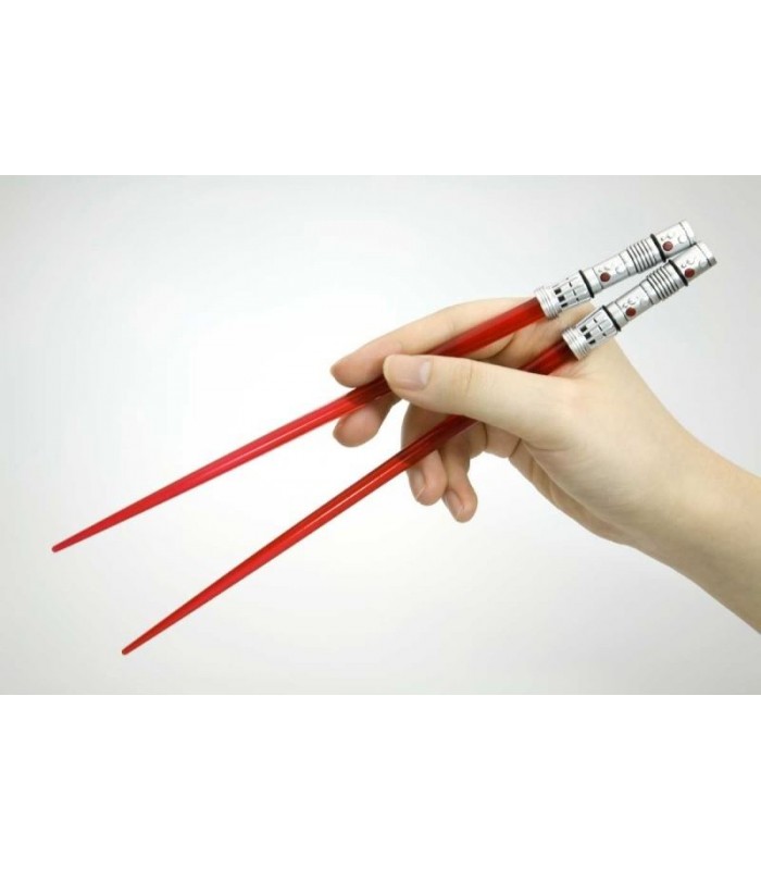 Palillos Chinos Sable de Luz Darth Maul y Mace Windu Star Wars
