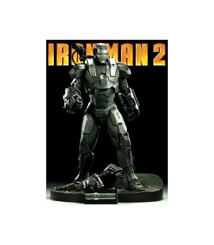 Iron Man 2 Figura Estatua War Machine 51 cms Sideshow con Luz