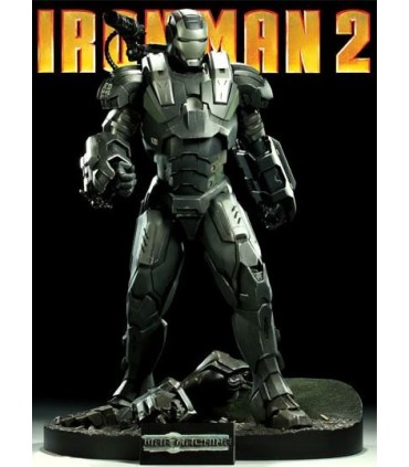 Iron Man 2 Figura Estatua War Machine 51 cms Sideshow con Luz