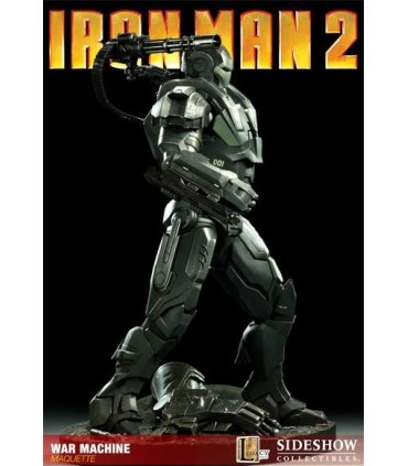 Iron Man 2 Figura Estatua War Machine 51 cms Sideshow con Luz