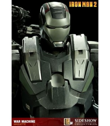 Iron Man 2 Figura Estatua War Machine 51 cms Sideshow con Luz