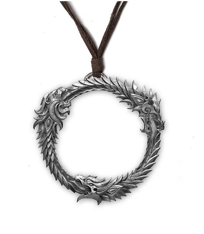 The Elder Scrolls V Skyrim Llavero metálico Dragon Symbol