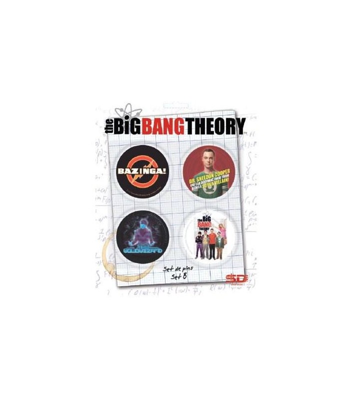Big Bang Theory Pack 4 Chapas Set B