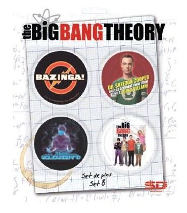 Big Bang Theory Pack 4 Chapas Set B