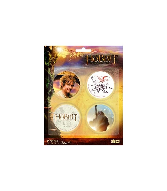 Pack 4 Chapas Set A El Hobbit