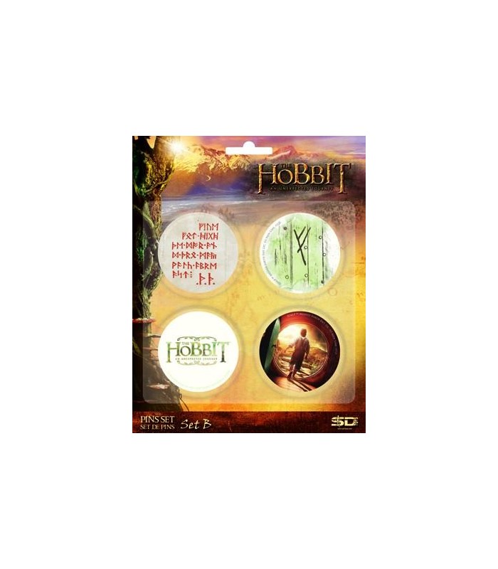 Pack 4 Chapas Set A El Hobbit