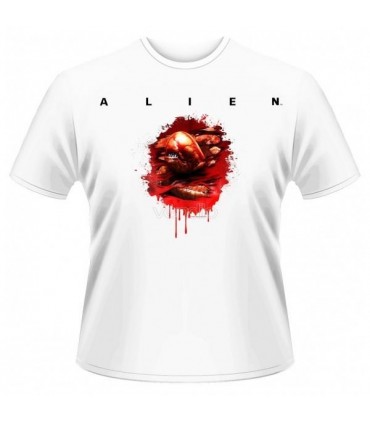 Camiseta blanca revientapechos (chestbuster) Alien