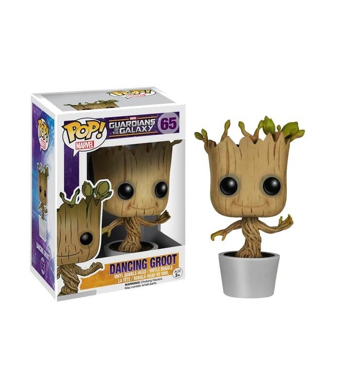 Cabezón Dancing Groot Pop" Vnyl Guardianes de La Galaxia