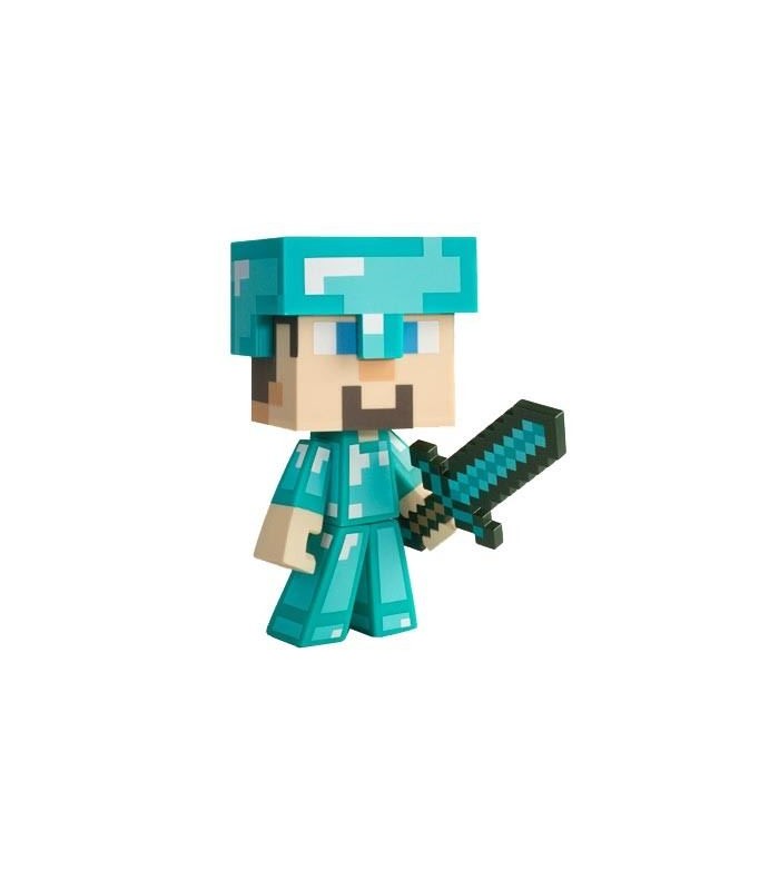 Figura vinilo Diamond Steve Minecraft 15 cm