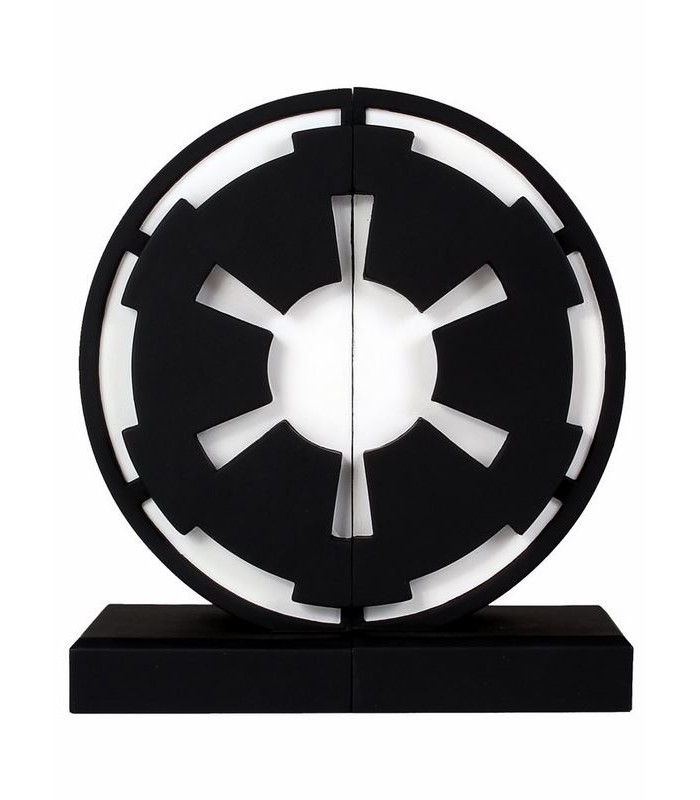 Soporte de libros Sujetalibros emblema imperial Star Wars