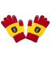 Guantes e-Touch Gryffindor rojo-amarillo - Harry Potter