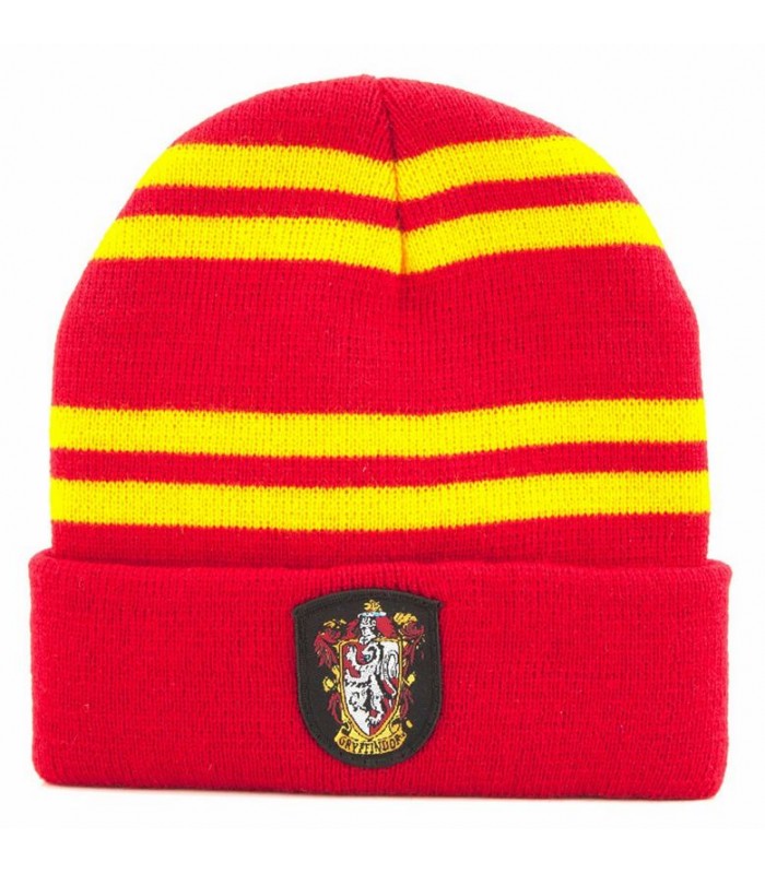 Gorro "beanie" Gryffindor  rojo-amarillo- Harry Potter