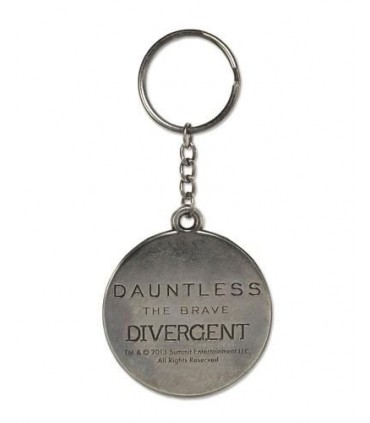 Llavero Divergente símbolo de la Osadía (Dauntless)