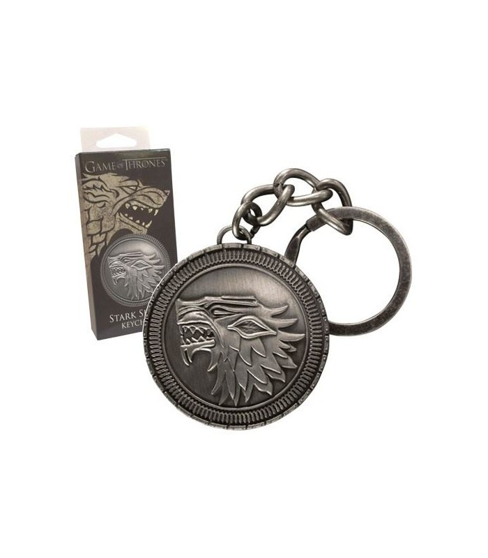 Llavero metálico Escudo Stark  Juego de Tronos 