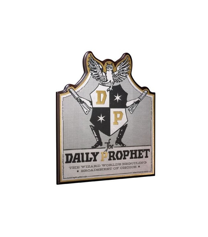 Placa del diario 'El Profeta' - Harry Potter