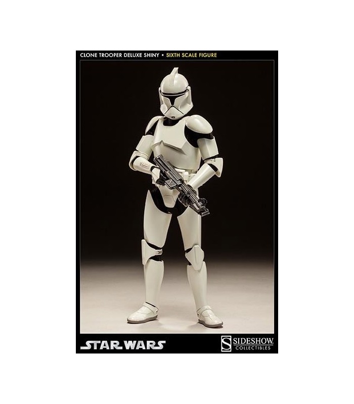 Figura Shiny Clone Trooper 30 cm. escala 1:6 de SideShow Collectibles