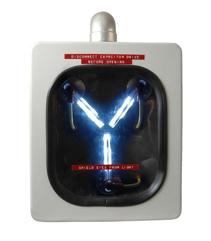 Condensador de Fluzo del DeLorean en Regreso al Futuro