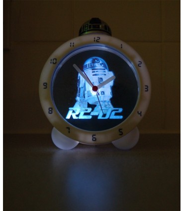 Despertador R2-D2 que brilla en la oscuridad -  Sonido Star Wars