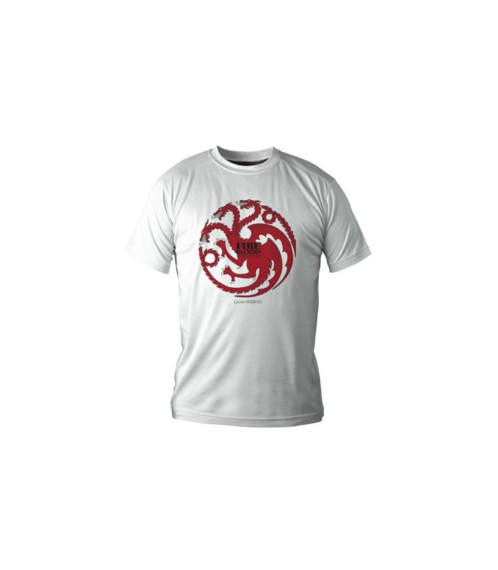Camiseta Targaryen blanca -  Juego de Tronos