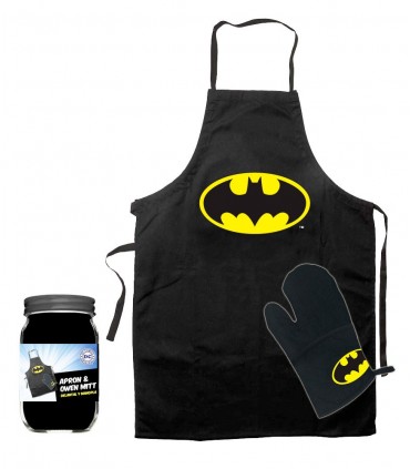 Delantal con manopla Batman