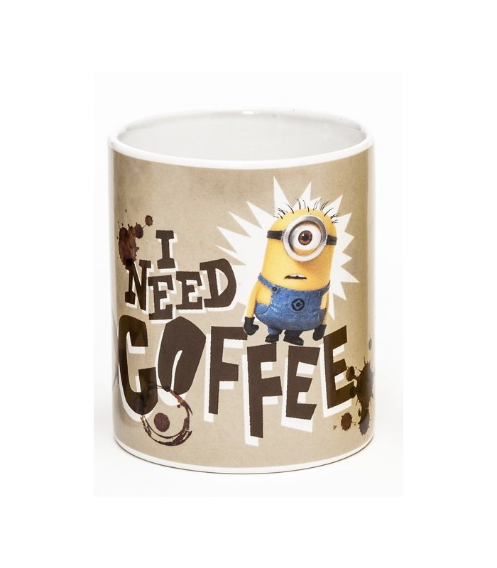 Taza I need Coffee - Los Minions