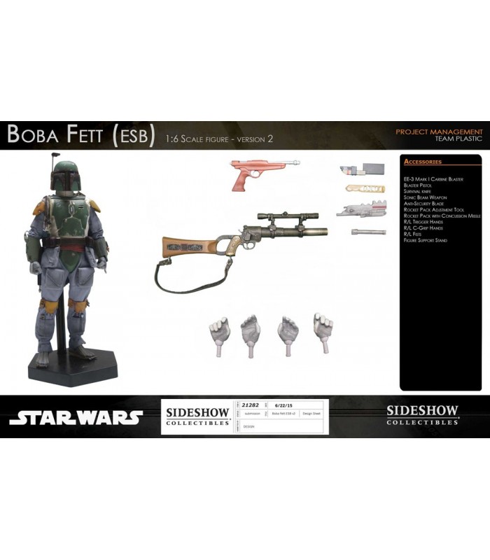 Figura Boba Fett Scum & Villainy escala 1/6 - Star Wars