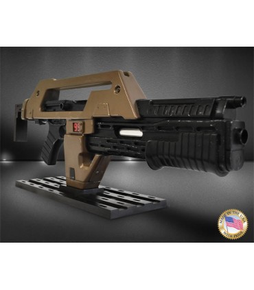 Rifle de pulsos marrón con signos de uso - Aliens