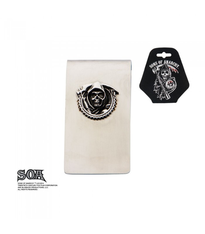 Clip para billetes de acero inoxidable Grim Reaper - Sons of Anarchy