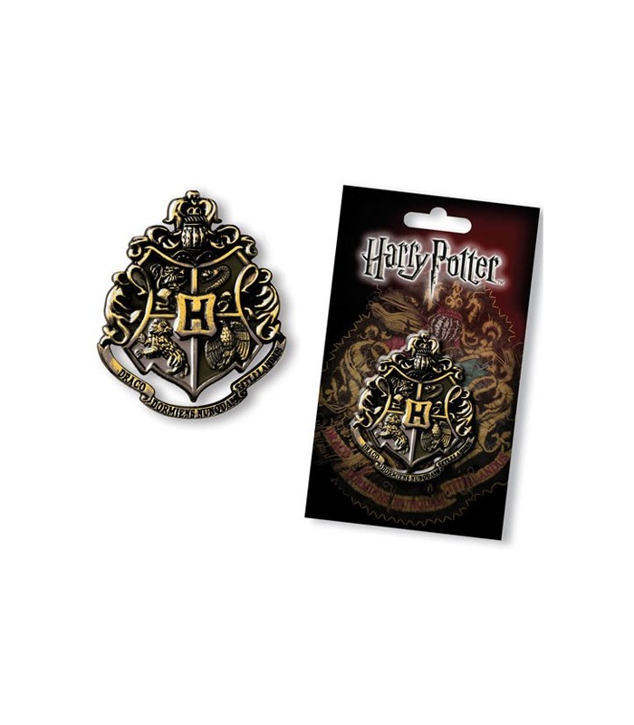Pin emblema de Hogwarts 4 cm. - Harry Potter