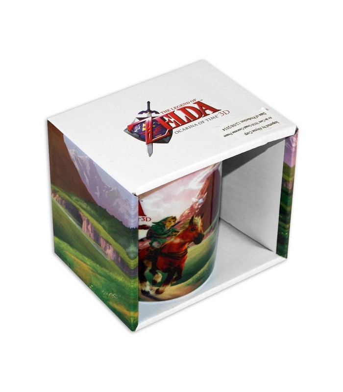 Taza Link y Epona - Zelda Ocarina of Time