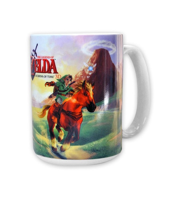 Taza Link y Epona - Zelda Ocarina of Time
