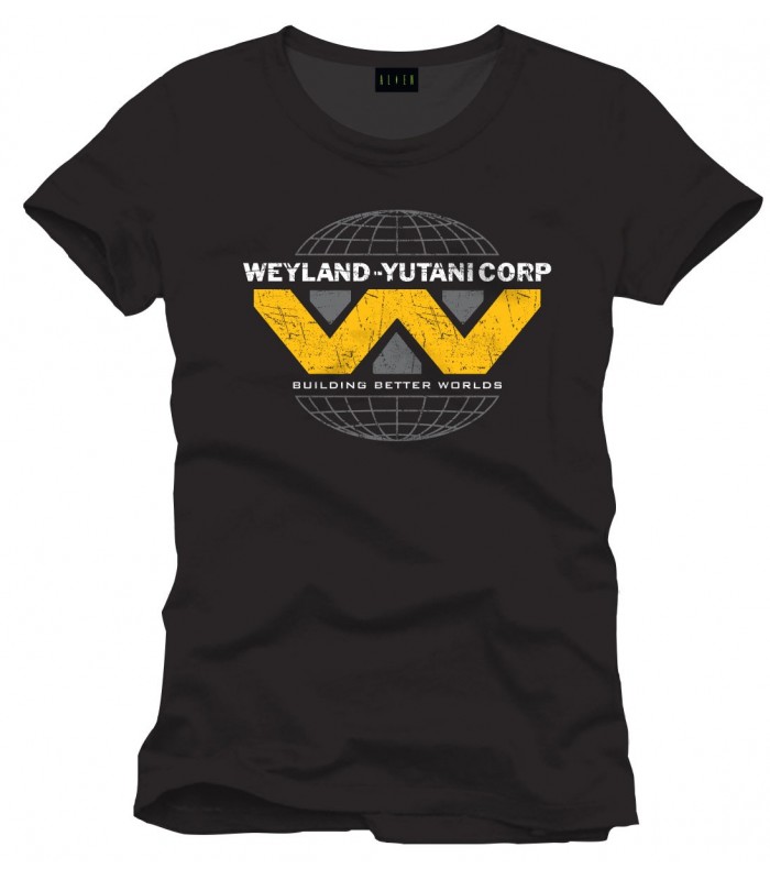 Camiseta negra Weyland-Yutani Corp - Alien