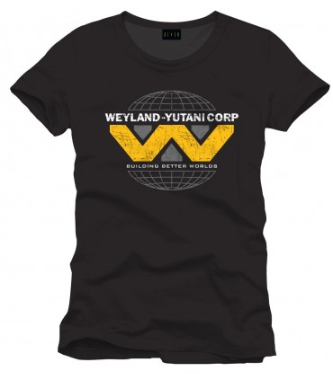 Camiseta negra Weyland-Yutani Corp - Alien