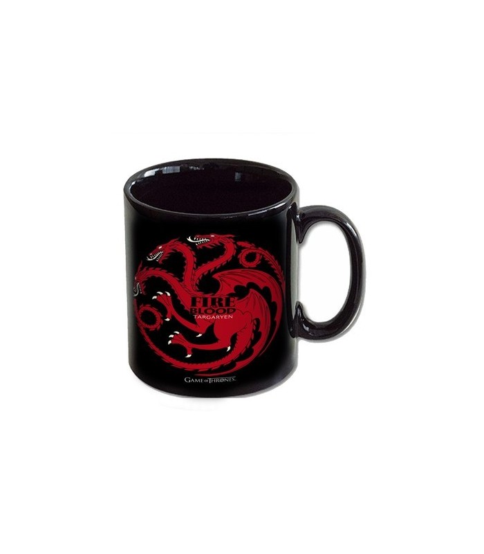 Taza Juego de Tronos Mug "Targaryen" (Negra)