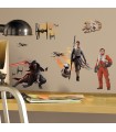 Kit de pegatinas de pared personajes Episodio VII - Star Wars