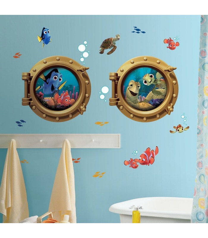 Vinilo para pared gigante Buscando a Nemo - Disney