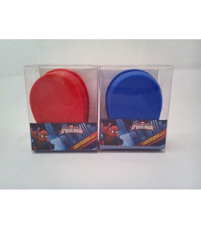 Set de 3 moldes de silicona - Spiderman