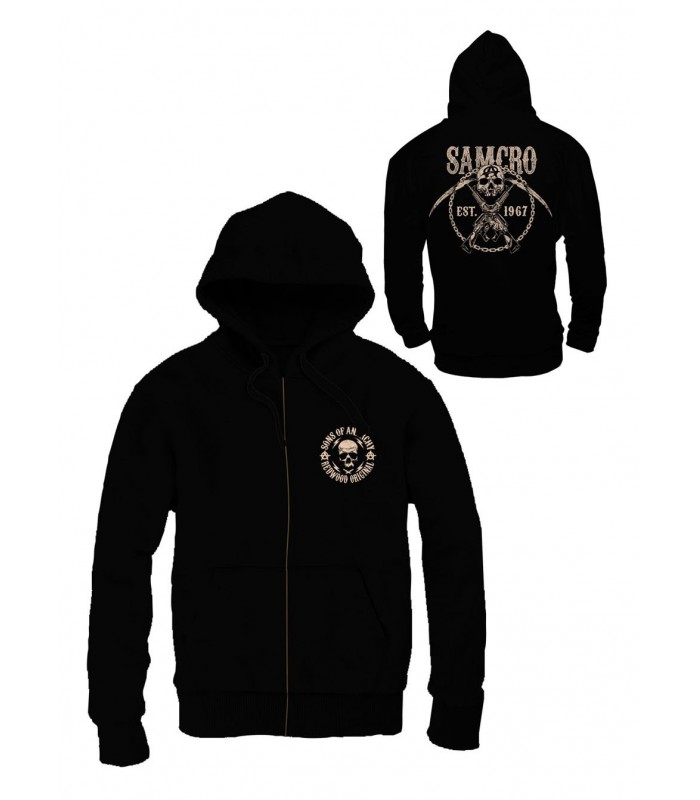 Sudadera con capucha Hijos de la Anarquía - SAMCRO
