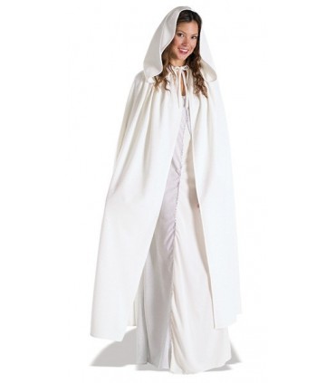 Disfraz adulto Arwen capa blanca - El Señor de los anillos