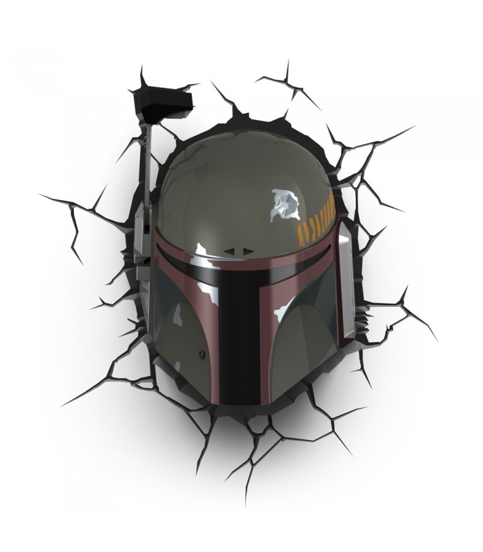 Lámpara Boba Fett 3D  - Star Wars