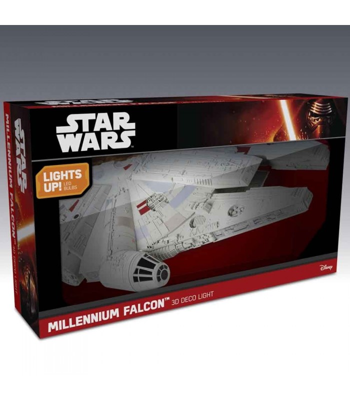 Lámpara Halcón Milenario 3D  - Star Wars