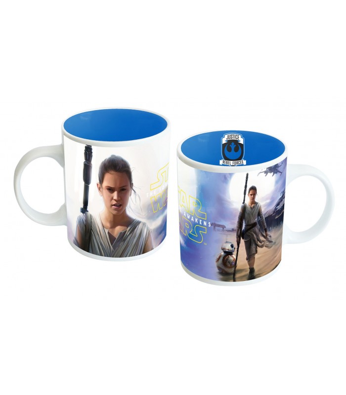 Taza de cerámica Rey y BB-8 - Star Wars