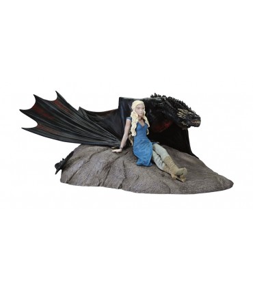 Estatua Daenerys y Drogon 23 cm - Juego de Tronos