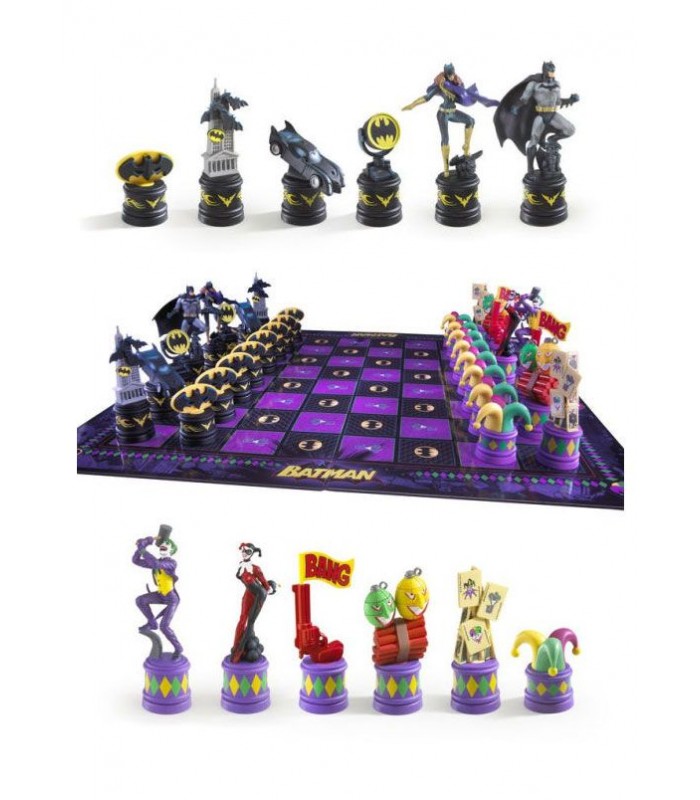Ajedrez Batman vs Joker - El Caballero Oscuro