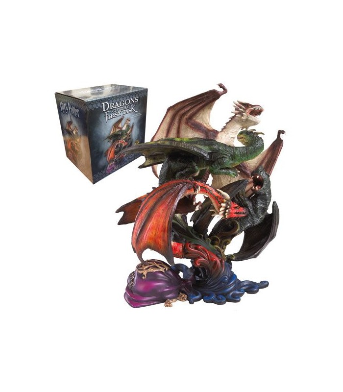 Escultura de los 4 dragones de la primera prueba del Torneo de los Tres Magos - Harry Potter